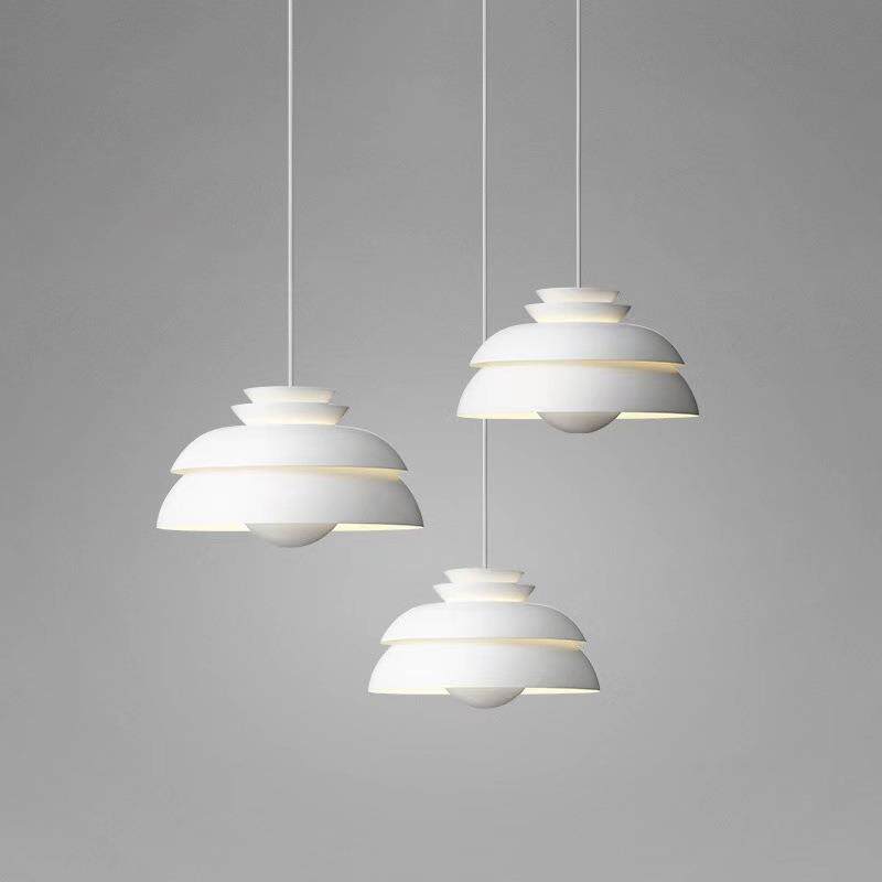 丹麦concert北欧中古风吧台民宿餐厅灯简约创意个性多层铝材吊灯