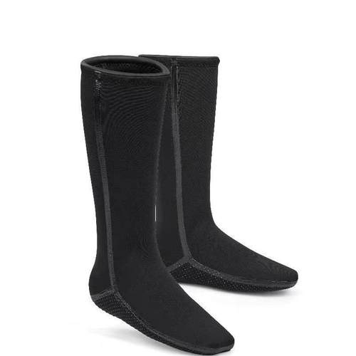 新款.5mm干式冬泳长筒防寒保暖防滑防刺耐磨男女沙滩潜水袜