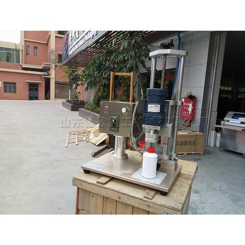 医药行业锁盖机手扣式喷枪瓶盖封盖机不锈钢旋氧化铝合金旋盖机