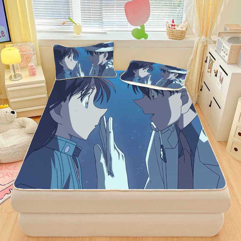 水机男女侦探单人夏季冰三件套柯南名学生宿舍寝室席子席洗凉席丝
