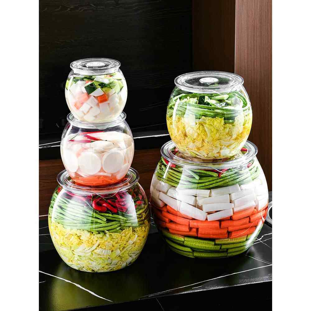 泡菜坛子食品级家用塑料密封罐大口腌菜罐储物罐腌制酸菜咸菜容器,厨房/烹饪用具,泡菜罐/坛,淘宝优惠券,粉丝福利购,淘宝优惠卷