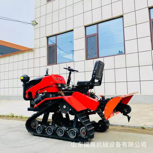 小型履带式田园机履带自理走15马力拖拉机FW-6985式开沟施肥管机