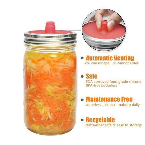 Mason Jar Fermentation Lid Mason Cup Large Kimchi Sealed Lid