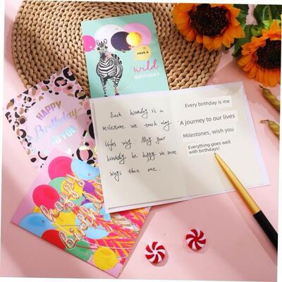 happy birthday card girlfriend mom生日贺卡儿童greeting card