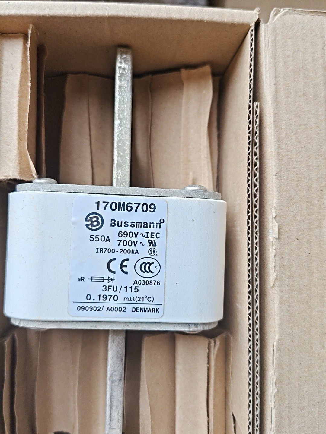 Bussmann巴斯曼熔断器 170M6709