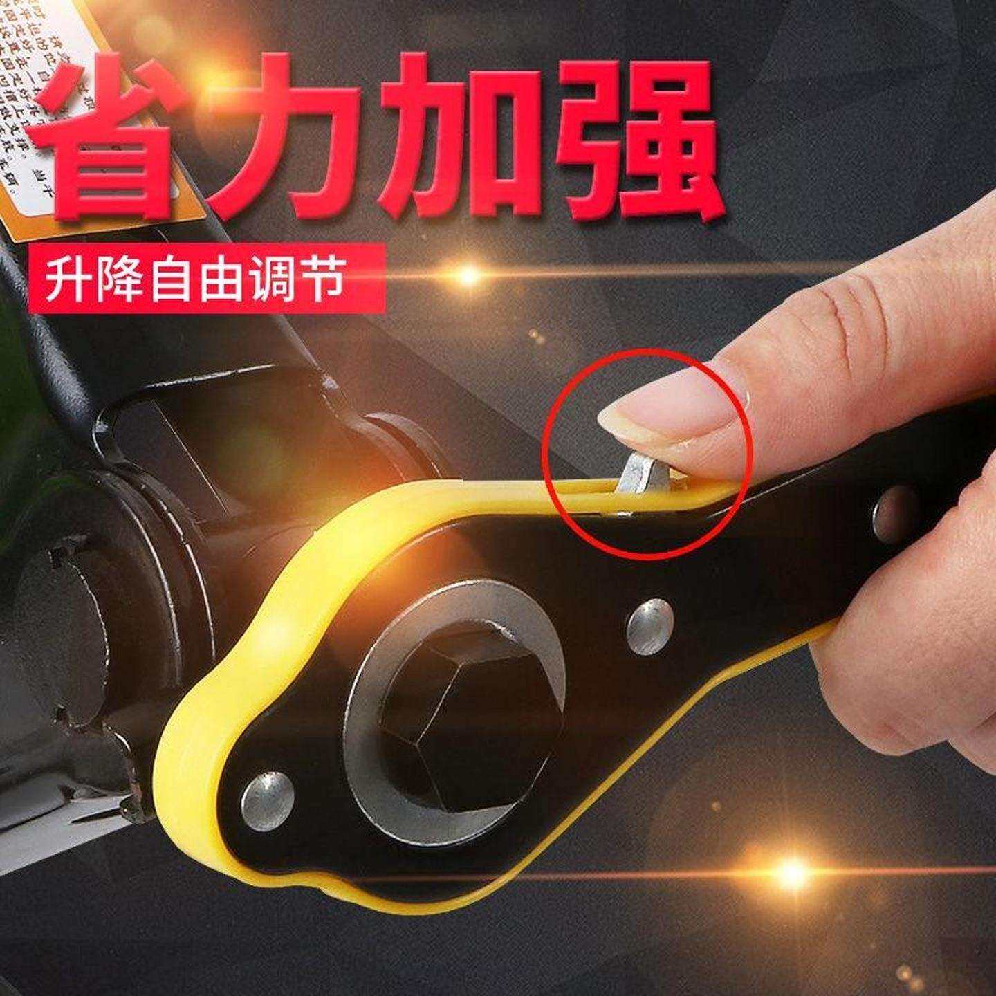 省力扳手车载手摇千斤顶小汽车用轿车换胎专用随车工具液压卧式千