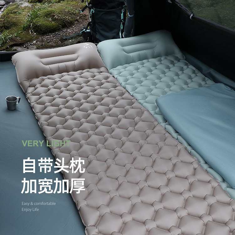 璎桓自动充气床垫打地铺家用户外露营帐篷睡垫单人便捷式气垫