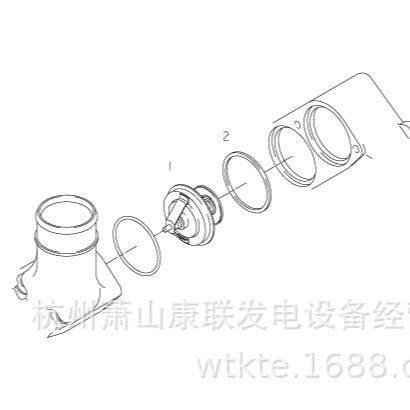 51.06402-0061 3 冷却水温度调D2842LE203德国曼