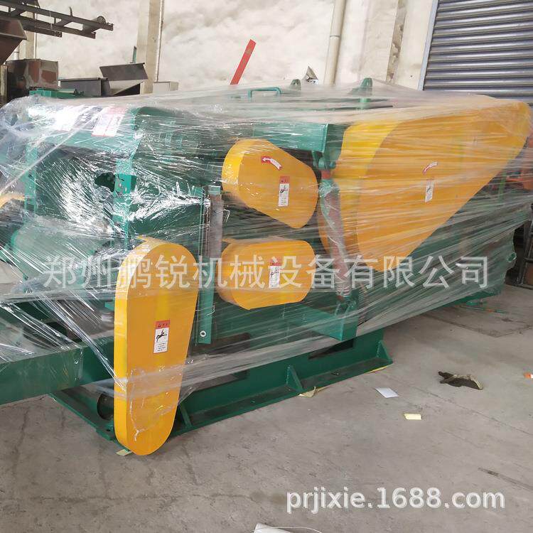 鼓式削片机全自动模板树根破碎机杨树柳树竹子切片木片机