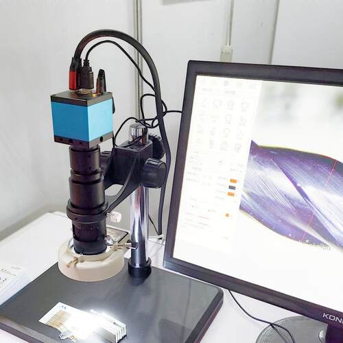 同轴光自动变倍大6镜头CCD相机显放微成像系统.5X连续4KHDMI变倍