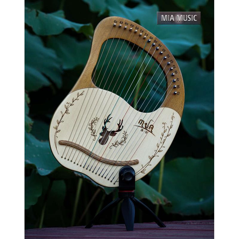 莱雅琴 18弦半尼龙弦 改良版 里拉琴Lyre harp小竖琴 尼龙金属弦