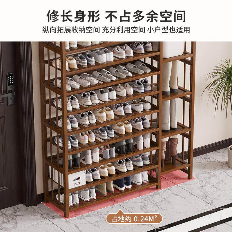 用门口架双排多层架子宿家舍出租房用置鞋物架靴子长靴0001收纳鞋