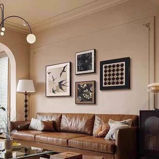 法式客厅装饰画,彷古风格沙发背景墙挂画,高端艺术品,高端新组