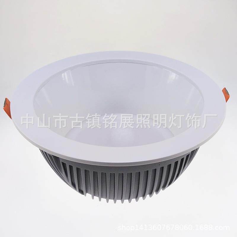 LED压铸SMD筒灯外壳套件 LED天花筒灯射灯8寸外壳开孔195mm