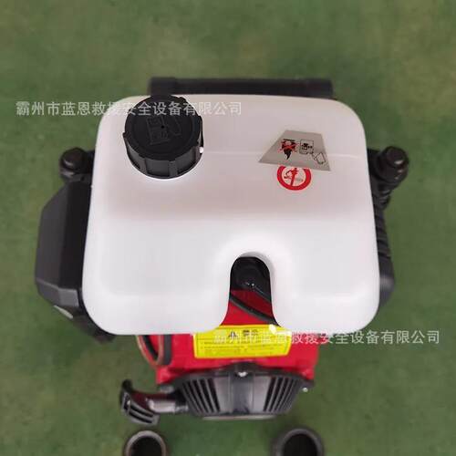 河道加固护栏栽桩机轻型便携式植桩机路面施工单人打桩锤