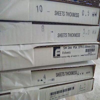 FREEMAN模具蜡片玻璃钢模具产品用定厚定型蜡片1.5mm毫米8片/盒