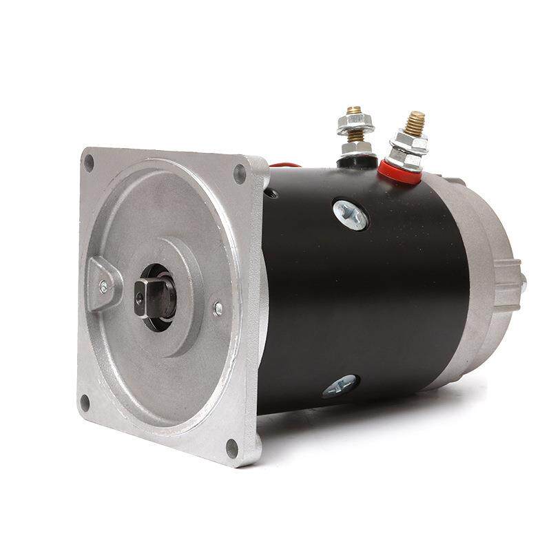 12V 24V 48V 液压帮浦站电动汽车动力马达1.2KW直流马达方型0.8KW