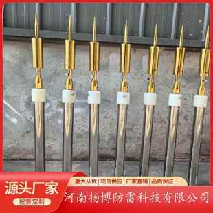 YBT-DC45避雷针尖 井架避雷针 筒钢结构镀铜钛合金高速路牌接闪器