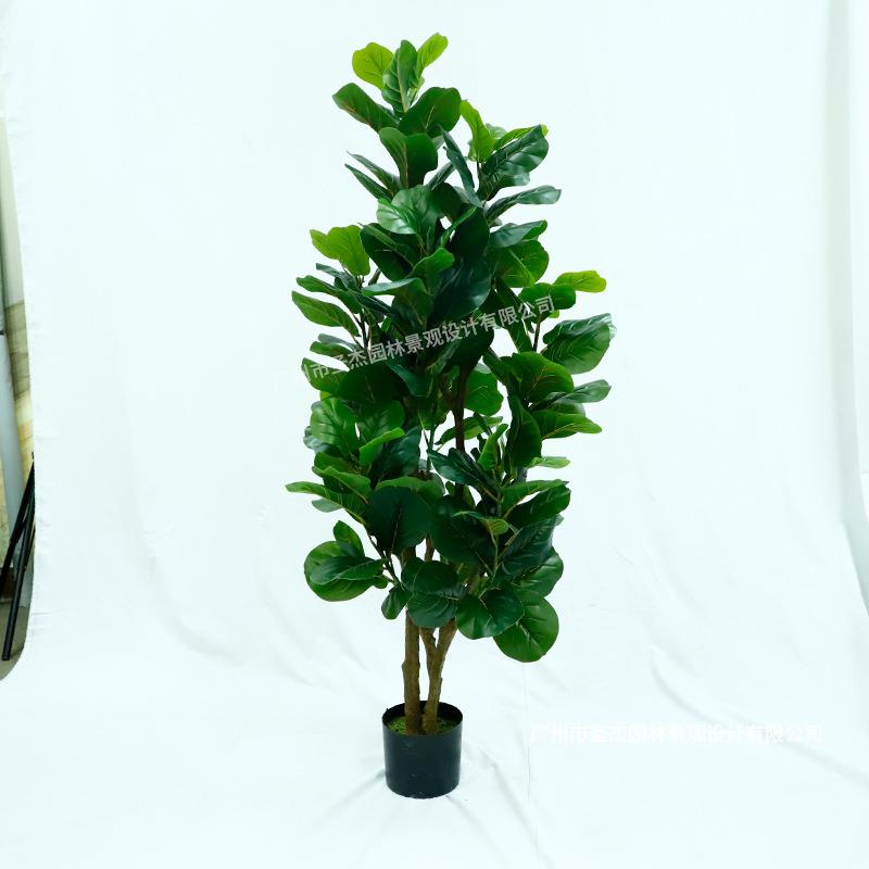 仿真树植物假绿植盆栽客厅室内大型假盆景落地摆件假树仿真琴叶榕
