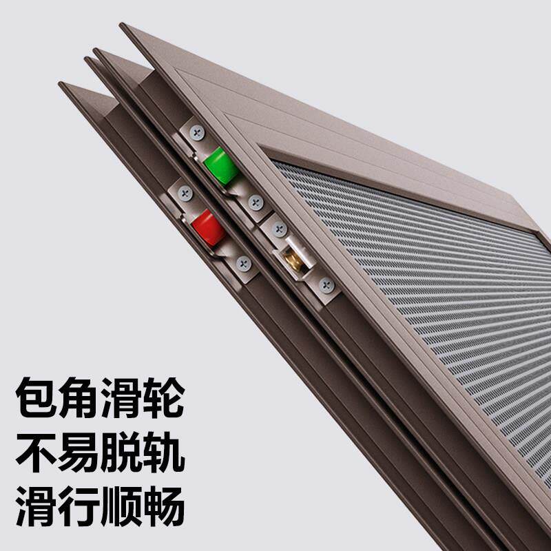 纱窗网自装推拉式防蚊防猫平移不锈钢窗框沙窗门铝合金金刚网