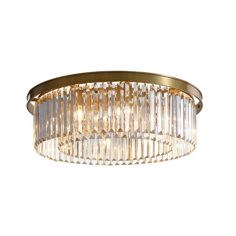 铜吸顶灯全书房房间水晶大厅卧室客厅灯具吸顶灯餐厅楼梯楼复式