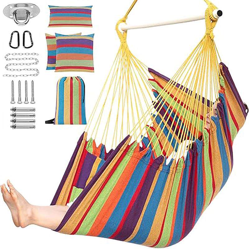 帆布吊椅宿舍寝室卧室阳台秋千室内户外吊篮吊床悬挂式家用