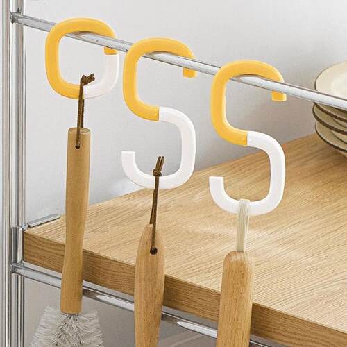 s型挂钩多功能挂勾挂衣钩防风塑料卡扣式衣柜挂衣钩厨房浴室挂钩