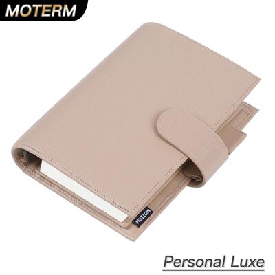 Moterm Luxe Personal 大环活页手帐 荔枝纹头层牛皮记事本