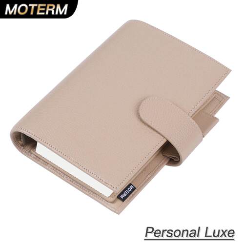 Moterm Luxe Personal 大环活页手帐 荔枝纹头层牛皮记事本