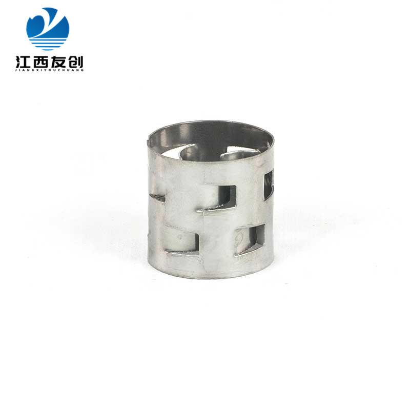 现货出售304/316不锈钢材质冷却塔填料鲍尔环38mm金属鲍尔环