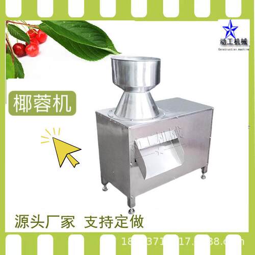 工业大型也奶椰子粉加工配套电动椰蓉机 商用新鲜材粉碎机