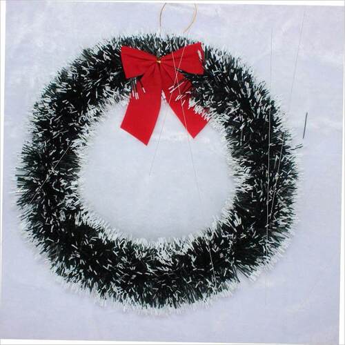Madder wreath with bow Christmas decoration supplies圣诞花环