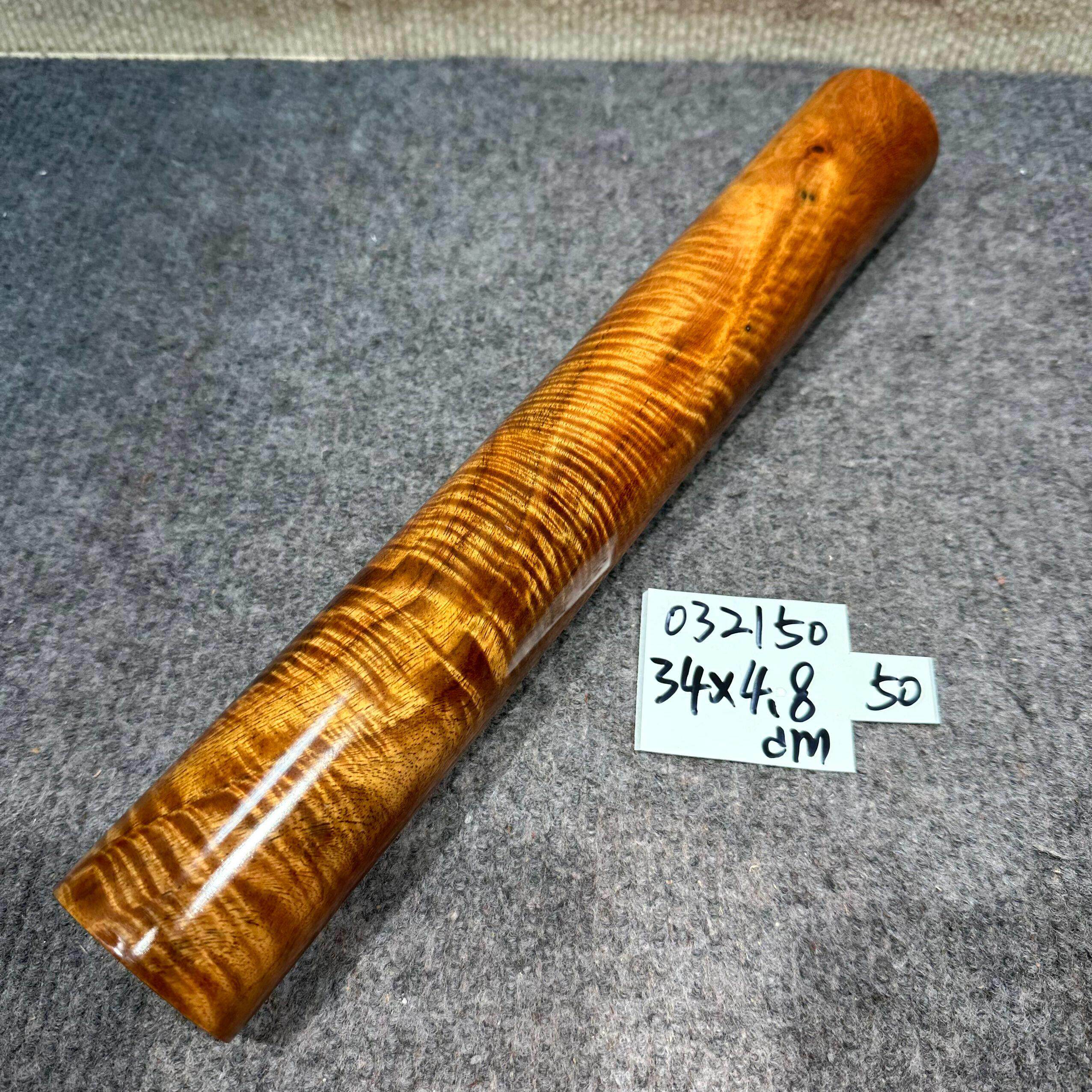 处理缅甸黄花梨羽毛纹擀面 面棍巴西花梨紫光檀短棍红木刀把手柄