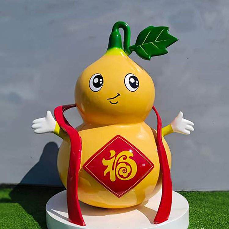 玻璃钢卡通创意水果蔬菜雕塑户外农场仿真草莓果蔬装饰生态园模型