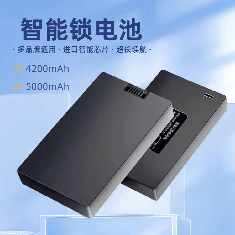 适用于乐可多智能门锁专用品多电子密码锁凯利莱指纹锁通用锂电池