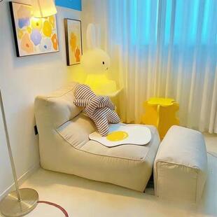 懒人沙发可躺可卧家用榻榻米小户型单人躺椅卧室网红租房间小沙发