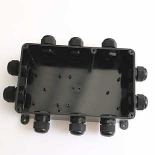 IP68防水接线盒FSH717户外防晒电缆4-15mm线径PC塑料200*130*70mm
