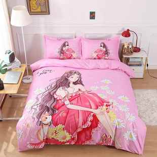 高档一米二五8上八床三件套1被米5被单件冬天2x2.3床单套床用品四