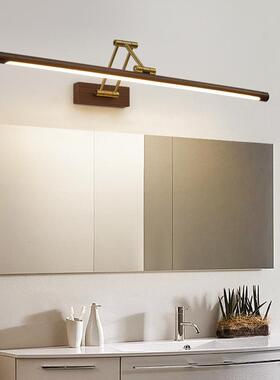 卫生间洗漱台镜前灯可伸缩卧室房间简约一字长条壁灯化妆灯002L