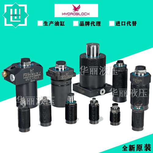 HYDROBLOCK支撑油缸/夹紧器/螺纹体气瓶/连杆式夹紧缸/CF40-15-B