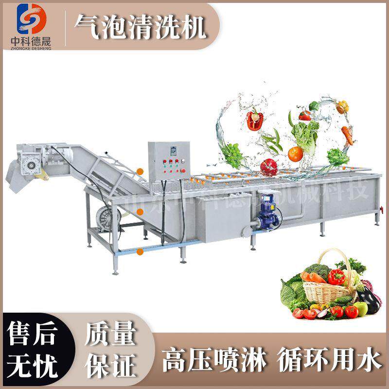 北茄子菜全东动蔬菜包CWV清洗机价格不锈钢水果蔬菜气泡自清洗设