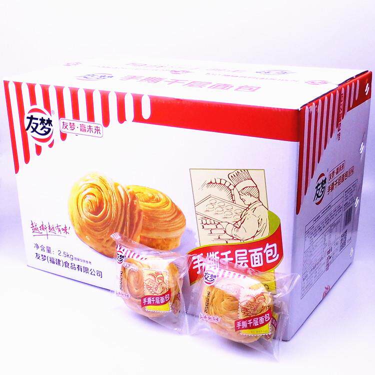 友梦千层手撕面包整箱5斤网红儿童早餐糕点休闲充饥零食散装