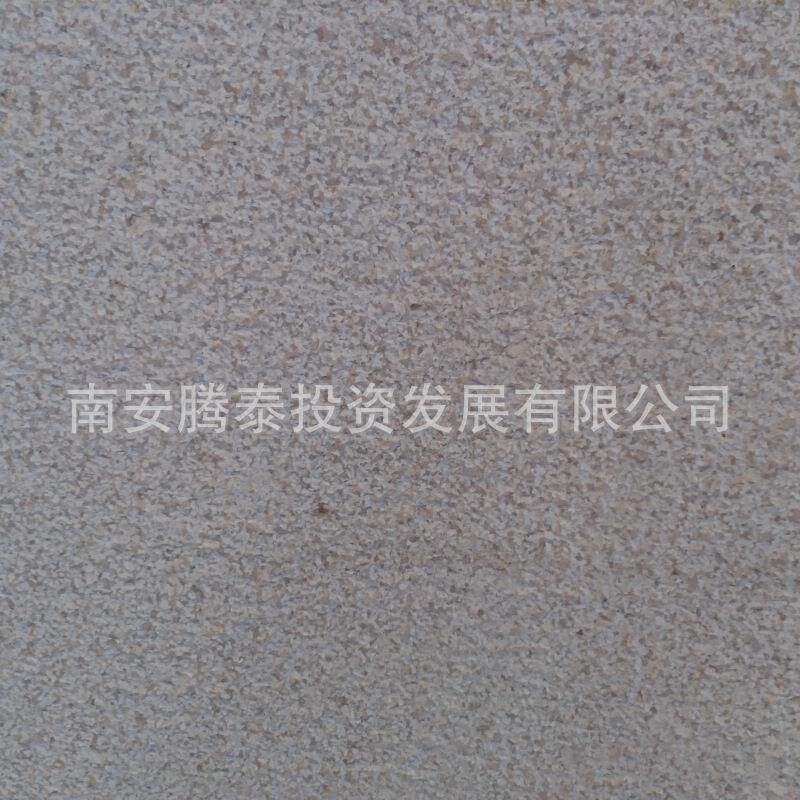 天然莱姆石白摩卡荔枝面大理石细凿面外墙干挂米白色石材
