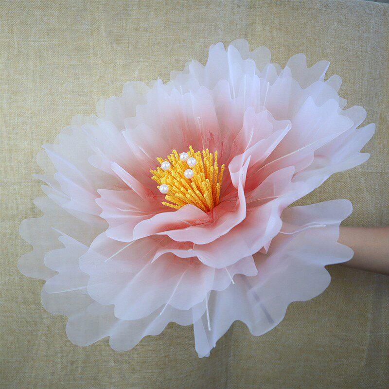 Wedding Outdoor Decor Giant Silk Peony Window Display - 实物图