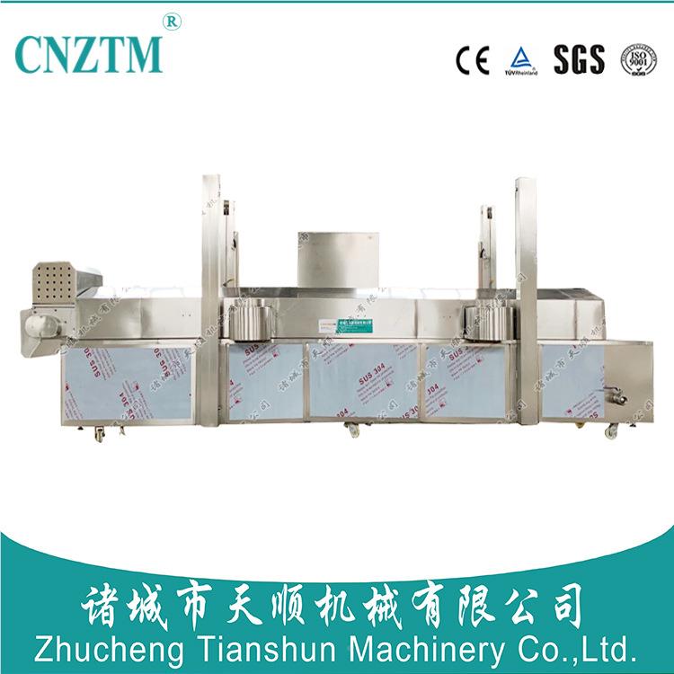 供应MWR自油炸设备牛动肉干油机炸械电加热夹带式牛肉干油炸全加