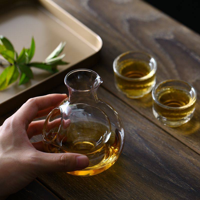日式冰酒醒酒器温酒酒壶分子洋酒分酒器无铅水晶玻璃清酒瓶,餐饮具,家用酒壶,淘宝优惠券,粉丝福利购,淘宝优惠卷