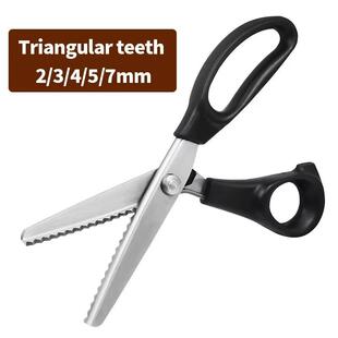 三角波浪花边厨房剪刀蔬菜凉菜冷菜花样波纹造型摆盘装饰锯齿剪子