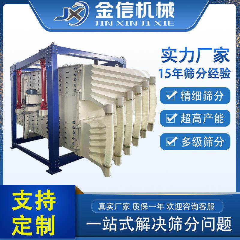 复式方形摇摆筛 多层分级筛分震动筛 压裂砂烘干砂筛分振动筛