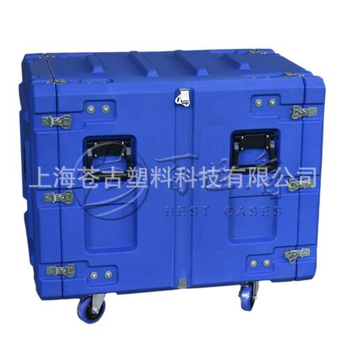 12U减震机架箱大型以及多重设备的运输可制定内置滑轨可抽拉机架