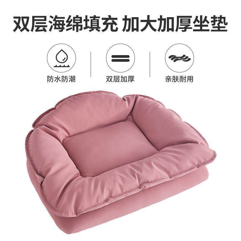升降美甲椅轻奢吧台椅旋转高脚圆盘吧台椅带脚蹬滑轮防爆靠背凳子
